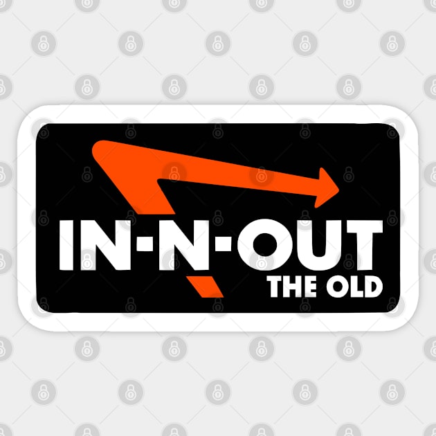 The Old In-N-Out Sticker by Solenoid Apparel